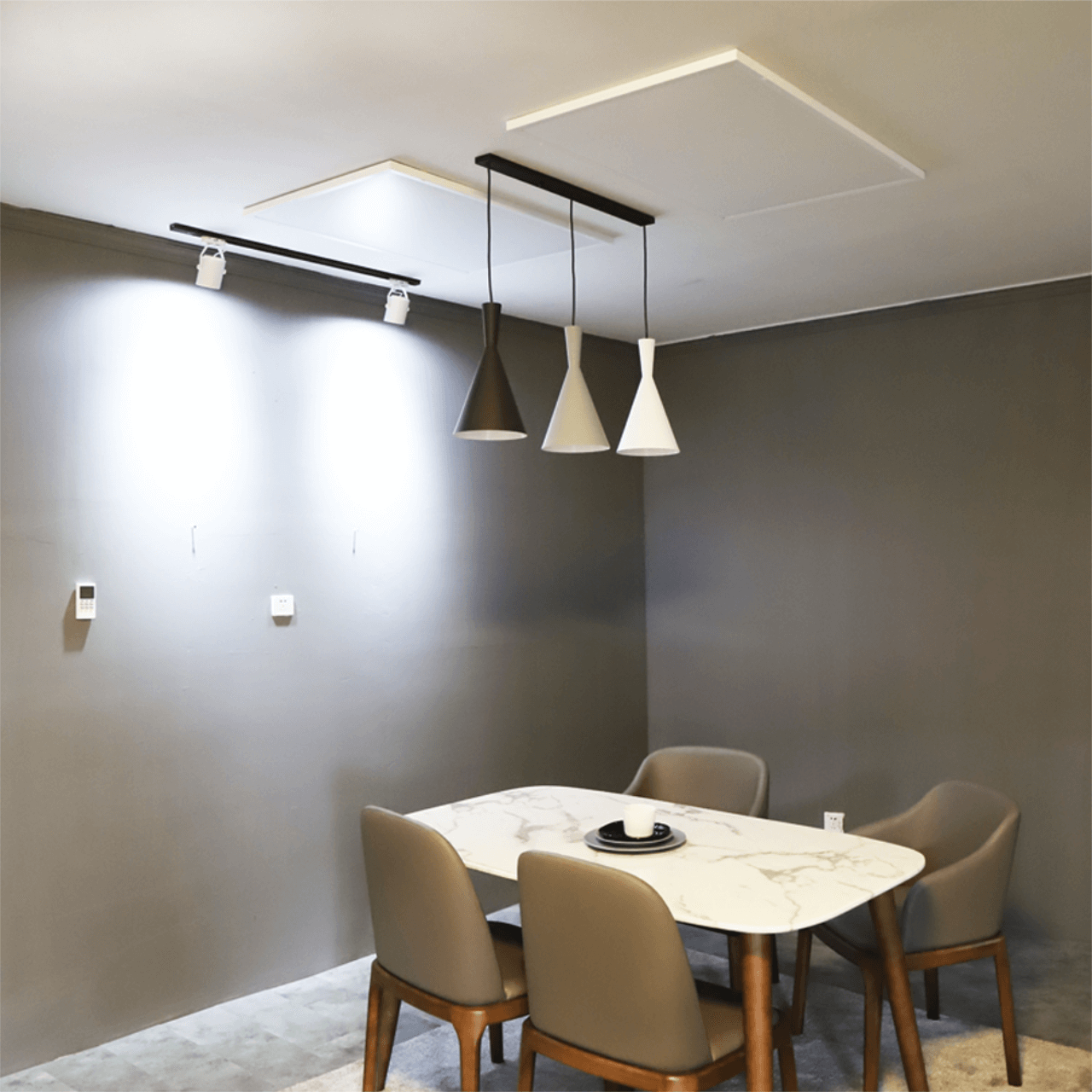 Pannello termico a infrarossi ultra-sottile a soffitto HH1006A (100x60 cm)